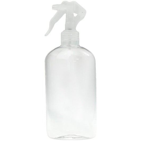 Short Clear PET Plastic Trigger Spray Bottle 250ml