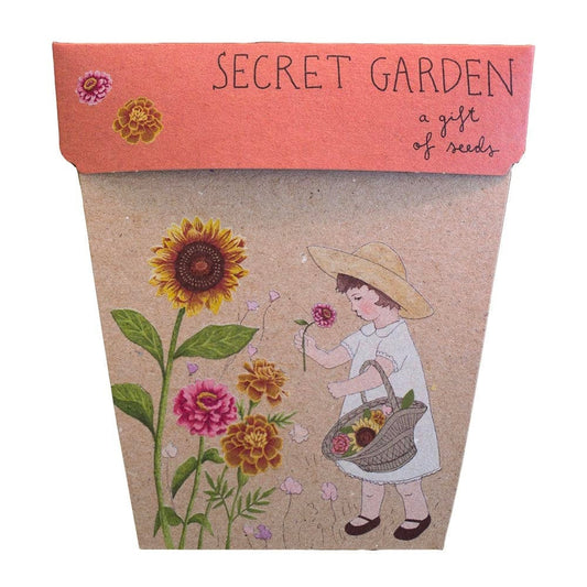 Sow 'n Sow Gift of Seeds Greeting Card - Secret Garden