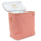 SoYoung Large Raw Linen Lunch Poche Insulated Cooler Bag - Muted Clay
