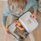 SoYoung Raw Linen Insulated Lunch Box - Safari Friends
