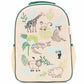 SoYoung Raw Linen Toddler Backpack - Safari Friends