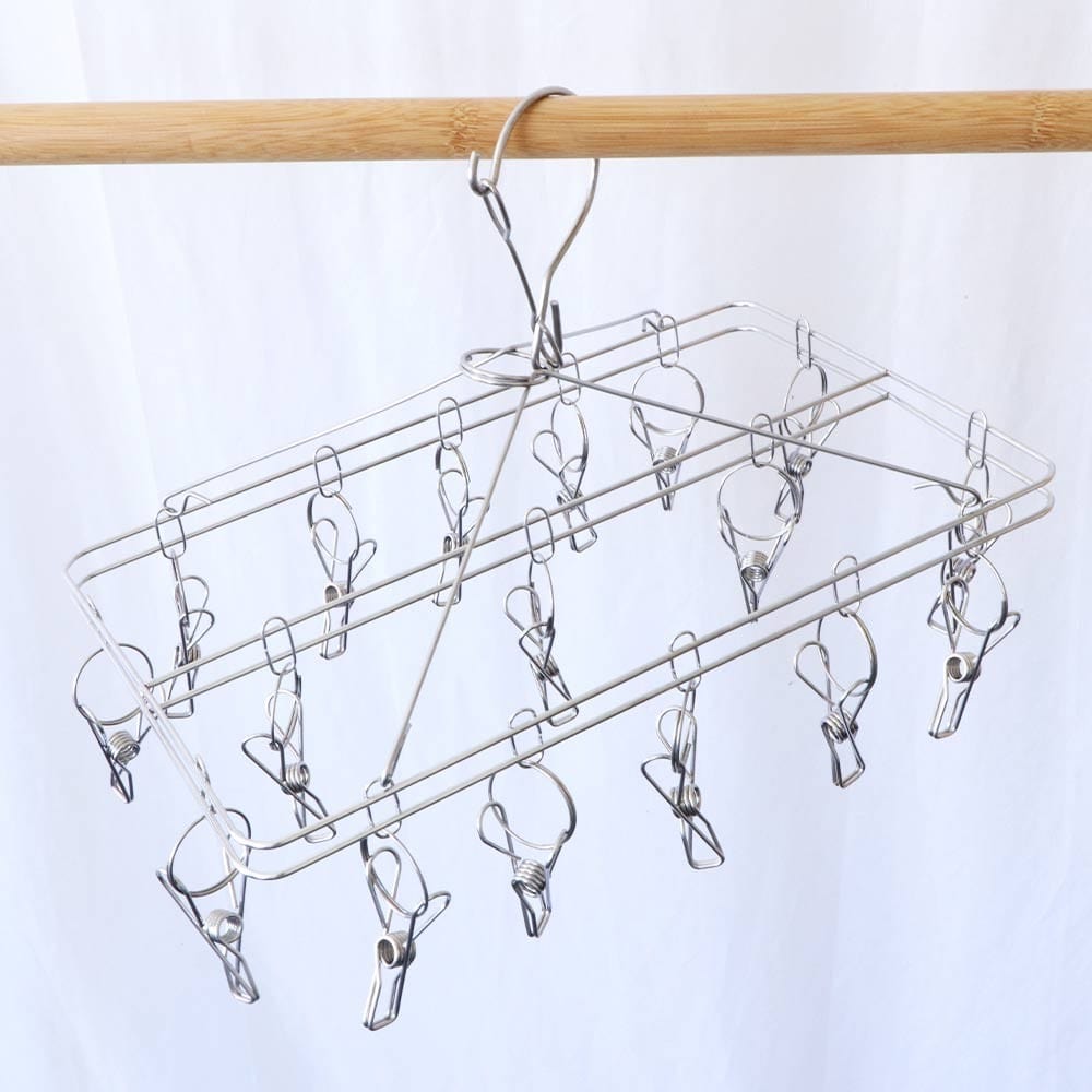 Stainless Steel Sock Hanger 316S Grade with 17 Pegs