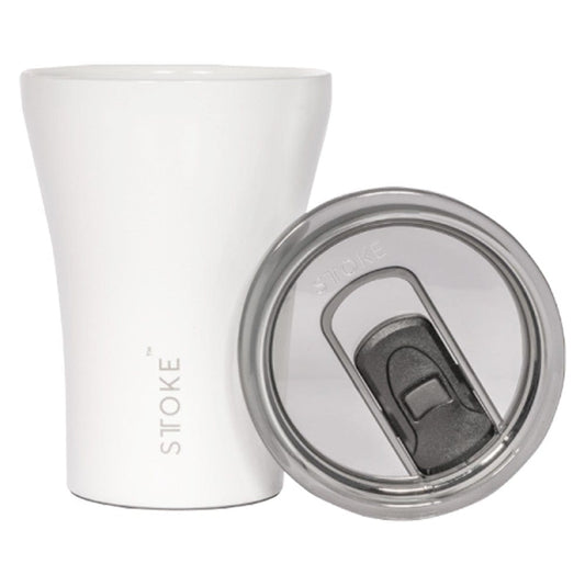Sttoke Insulated Reusable Cup 8oz/227ml - White