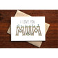 The Nonsense Maker Card - I Love You Mum