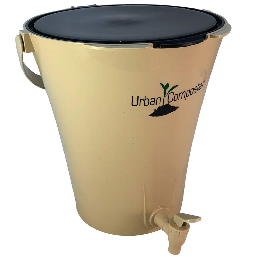 Urban Composter Bokashi City Compost Starter Kit 7L - Black