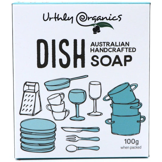 Urthly Organics Dish Soap Bar - Lemongrass & Eucalyptus