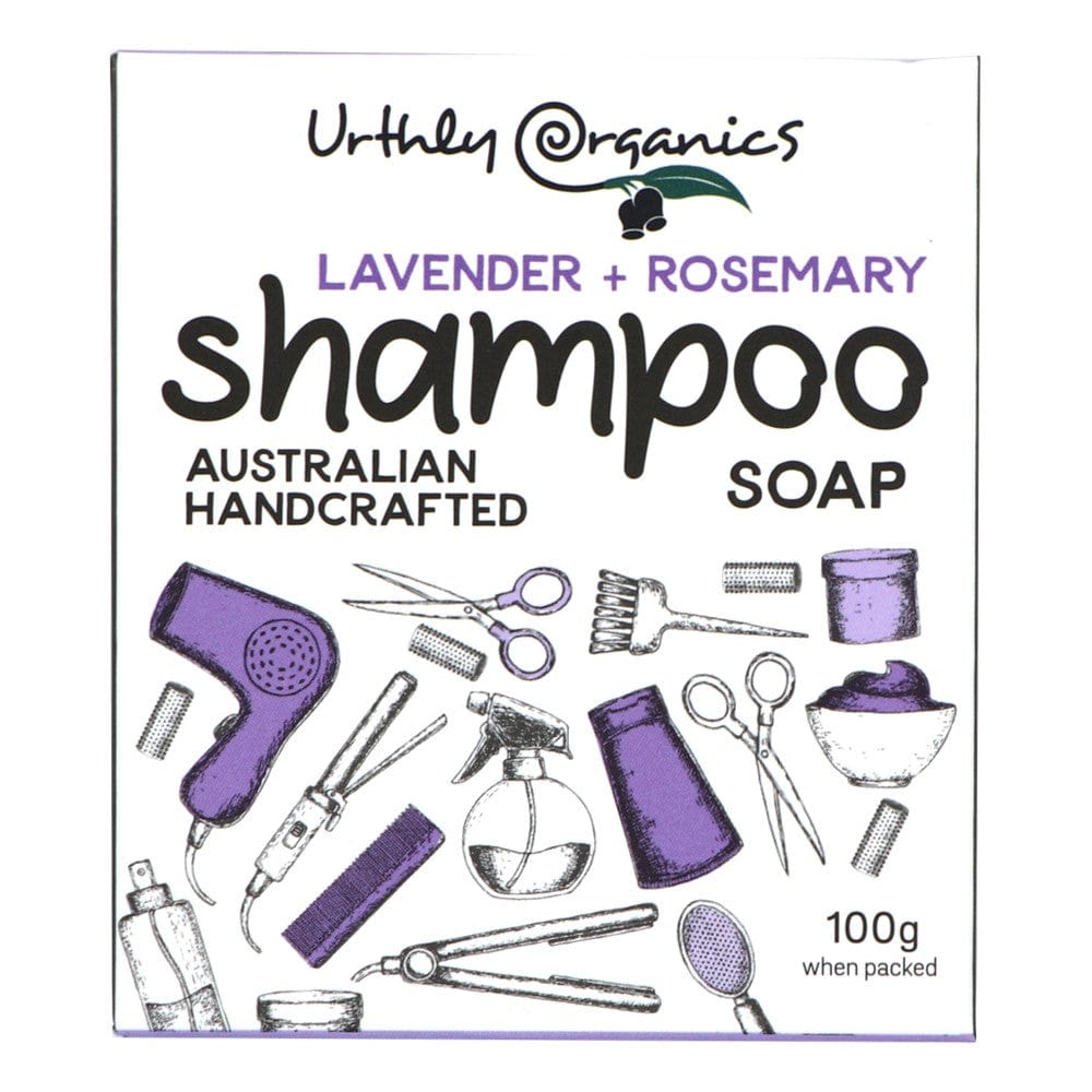Urthly Organics Hair & Body Shampoo Bar - Lavender Rosemary