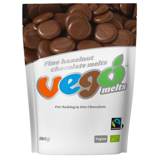 VEGO Fine Hazelnut Chocolate Melts 180g