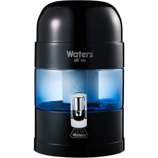 WatersCo BIO 500 Benchtop Alkaline Water Filter 5.25L - Black